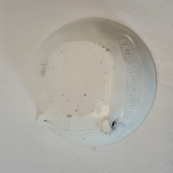 SALT MARSH POTTERY HANGING WALL ART BOWL, SEA LIFE, SEA HORSE, DARTMOUTH, MA - Picture 8 of 12